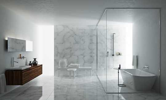 bathroom with minimalist touch