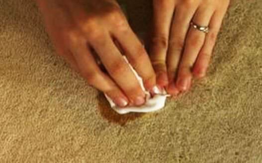 remove stains from carpet