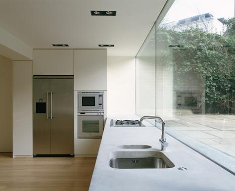 Kitchen with natural light