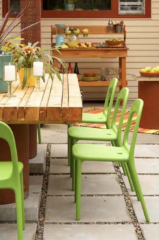 furniture on patios