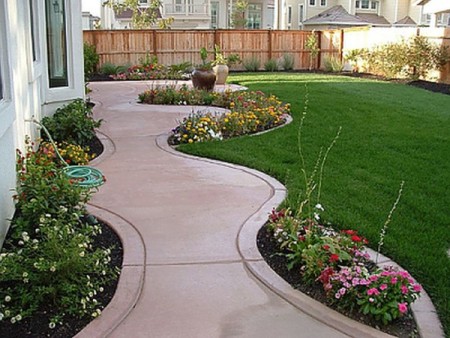 concrete landscaping