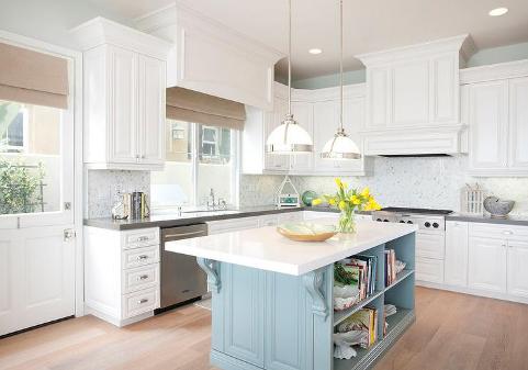 kitchen bursting with character