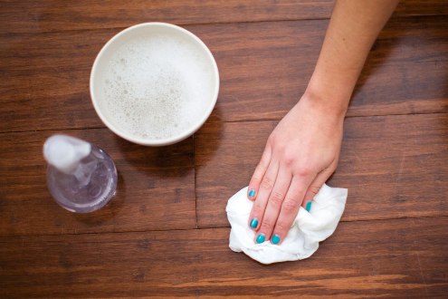 cleaning hardwood floors