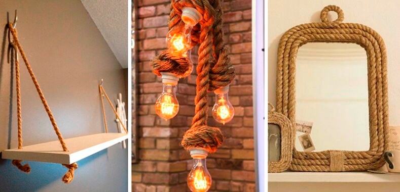 decorate with ropes