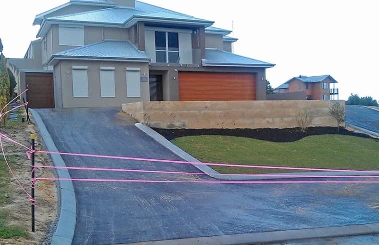 House With a Steep Driveway